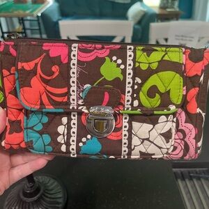 Vera Bradley Multicolor Floral Clutch